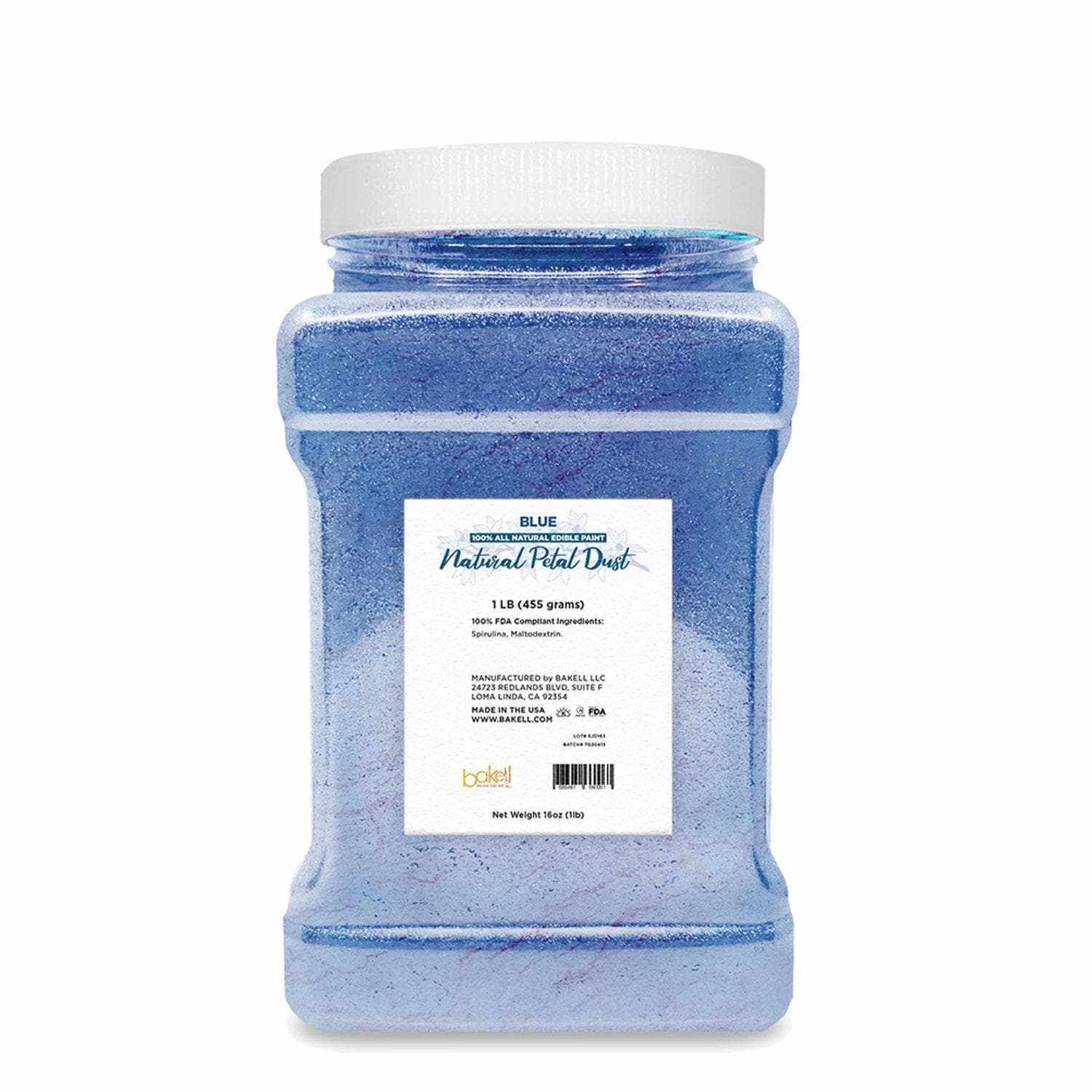 Blue All Natural Petal Dust | Edible Food Coloring Powder | Kosher | Bakell.com