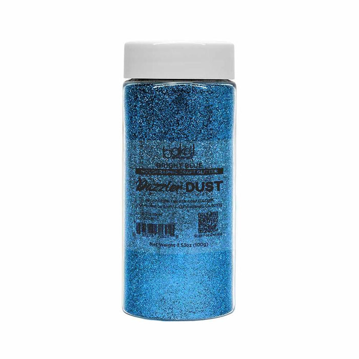 Bright Blue Ultrafine Holographic Craft Glitter Dazzler Dust | Premium Polyester Non-Toxic | Bakell-B2C_Dazzler Dust-bakell