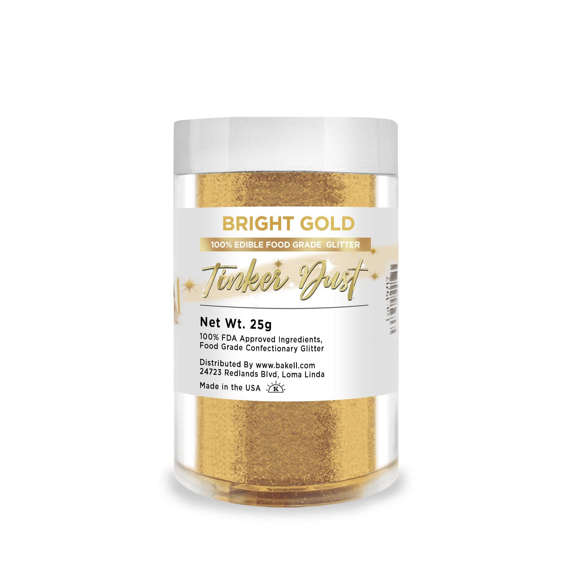Bright Gold Edible Tinker Dust | #1 Site for 100% Edible Glitter