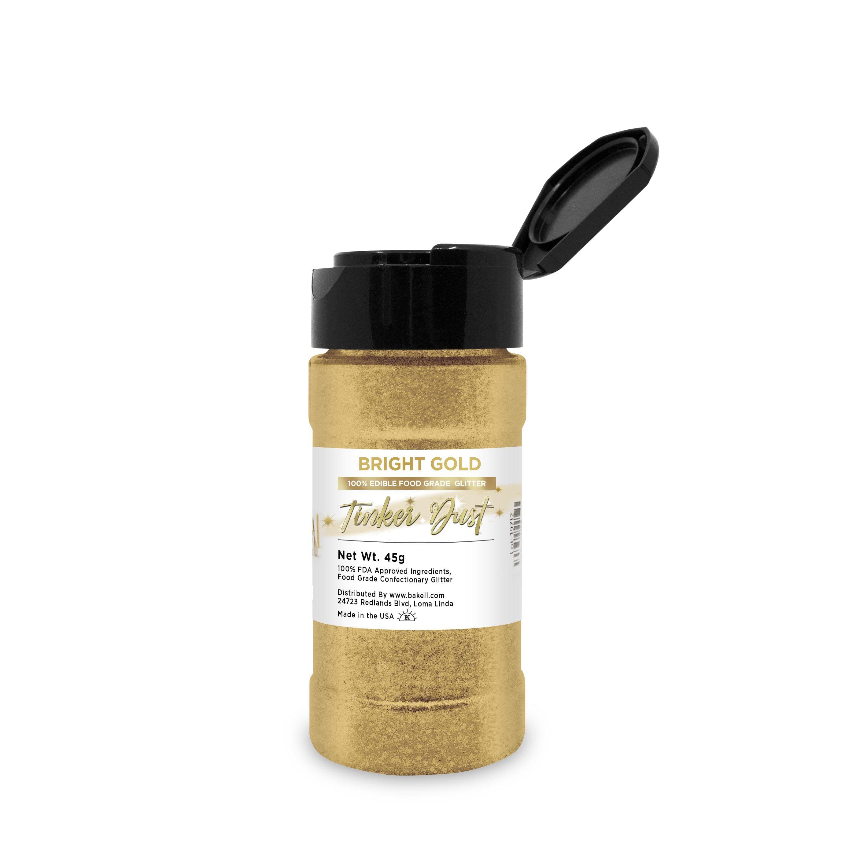 Bright Gold Edible Tinker Dust | #1 Site for 100% Edible Glitter