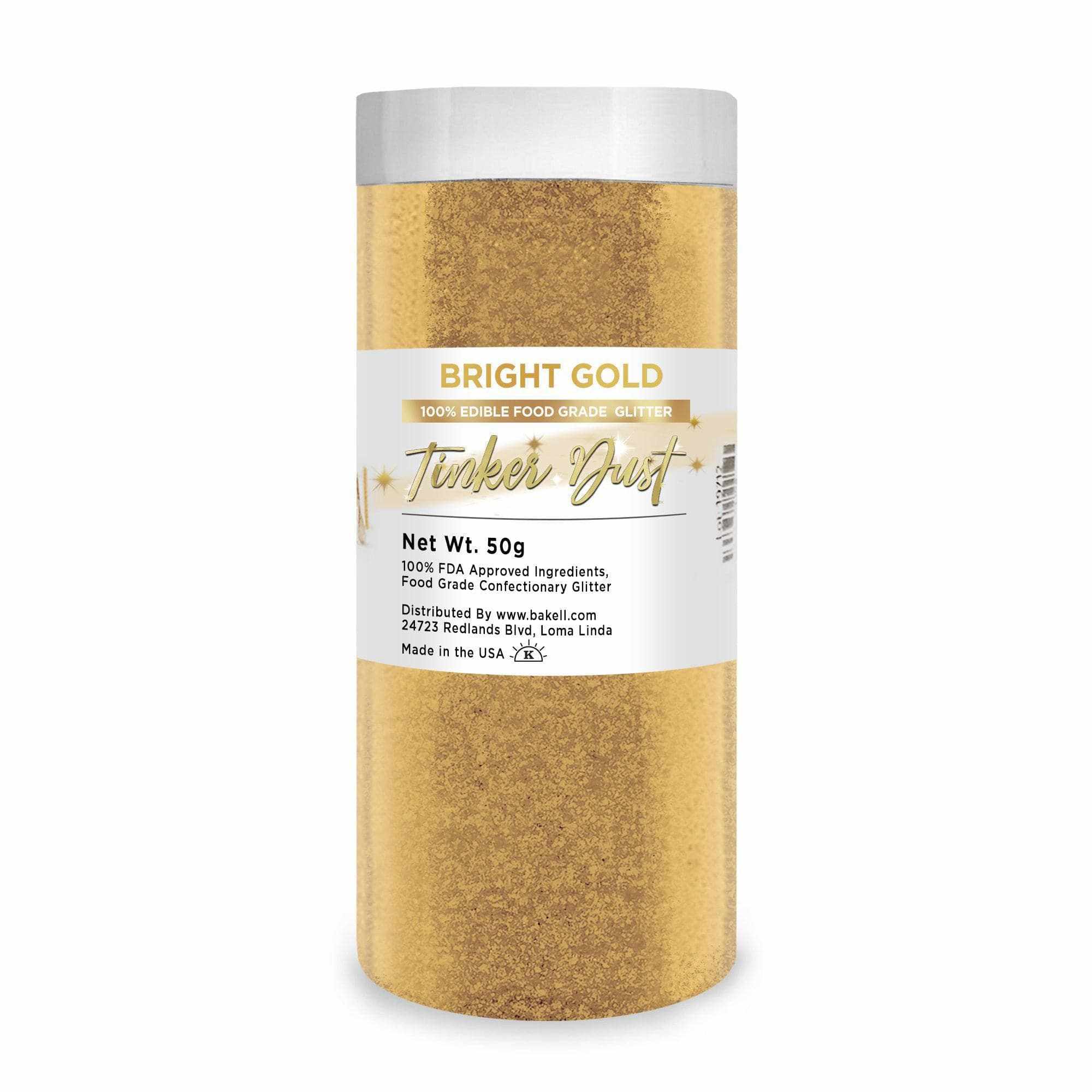 Bright Gold Edible Tinker Dust | #1 Site for 100% Edible Glitter