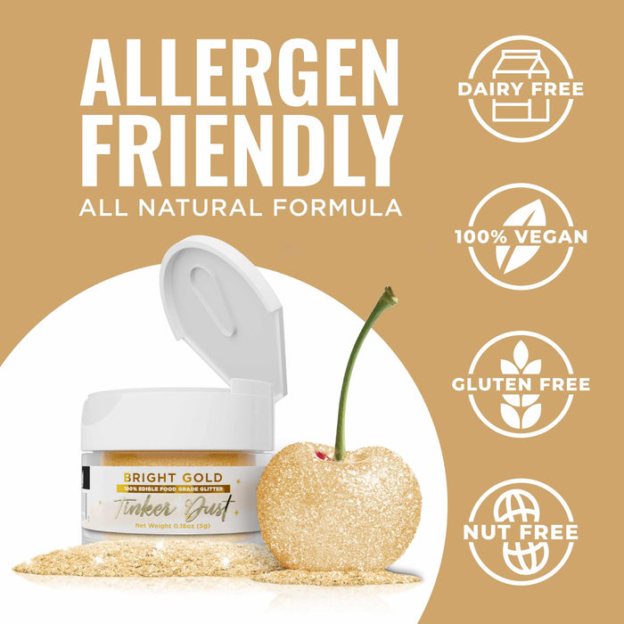 Bright Gold Tinker Dust® Glitter | Bulk Size-Bulk_Tinker Dust-bakell