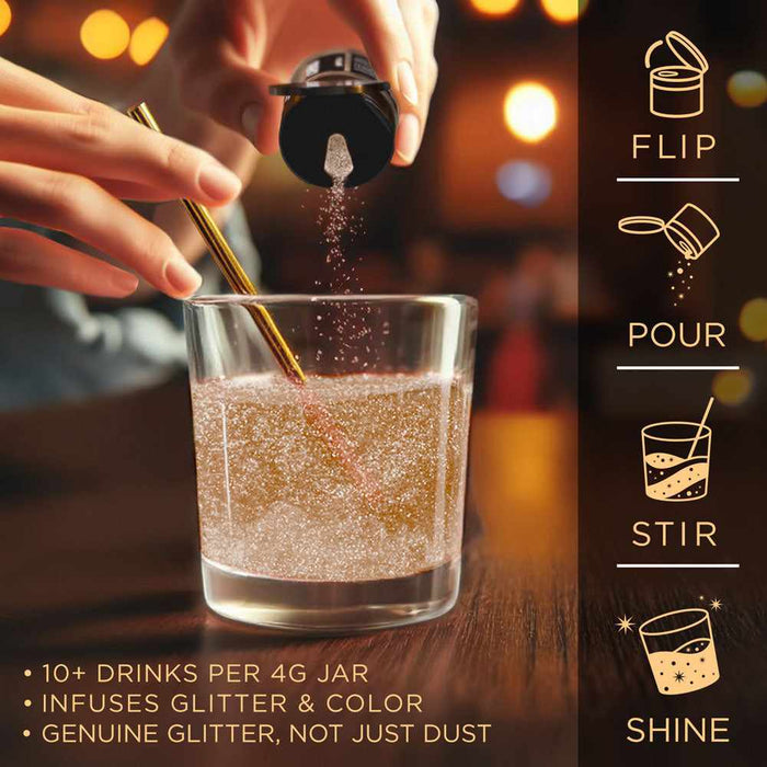 Bronze Beverage Glitter Mini Spray Pump - Wholesale-Wholesale_Case_Brew Glitter 4g Pump-bakell