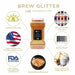 Bronze Wine & Champagne Glitter, 100% Edible Glitter | Bakell.com
