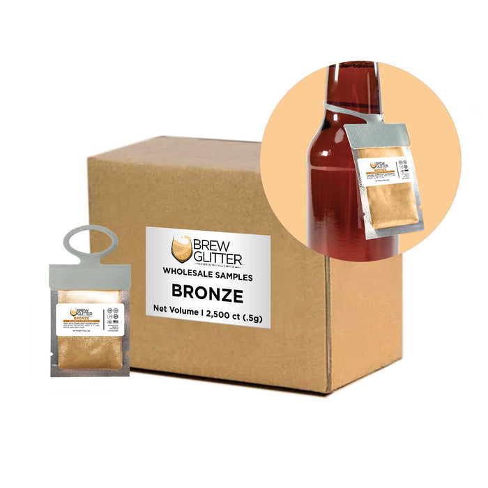 Buy Bronze Brew Glitter Hang Tags Wholesale by the Case  | Bakell