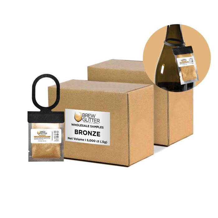 Buy Bronze Brew Glitter Hang Tags Wholesale by the Case  | Bakell