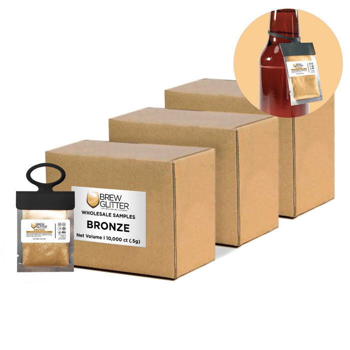 Buy Bronze Brew Glitter Hang Tags Wholesale by the Case  | Bakell