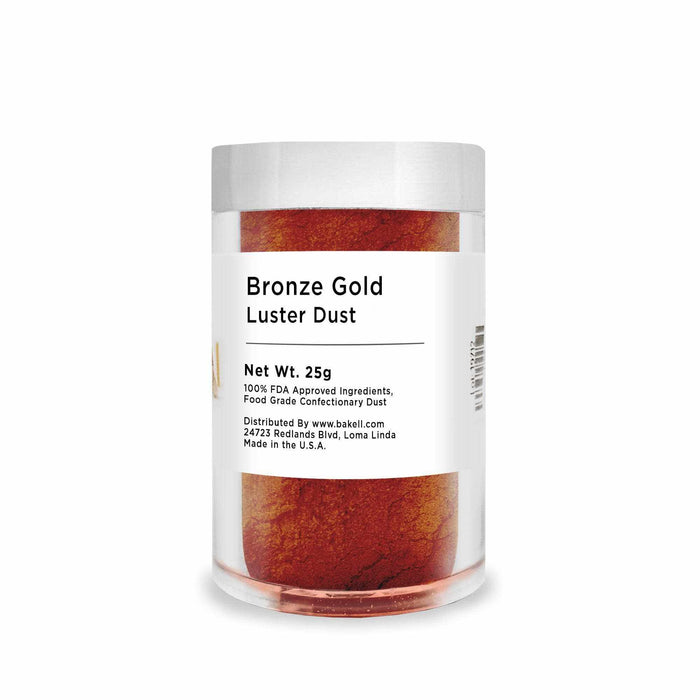 Bronze Edible Luster Dust & Edible Paint | Bakell #1 site for Glitter