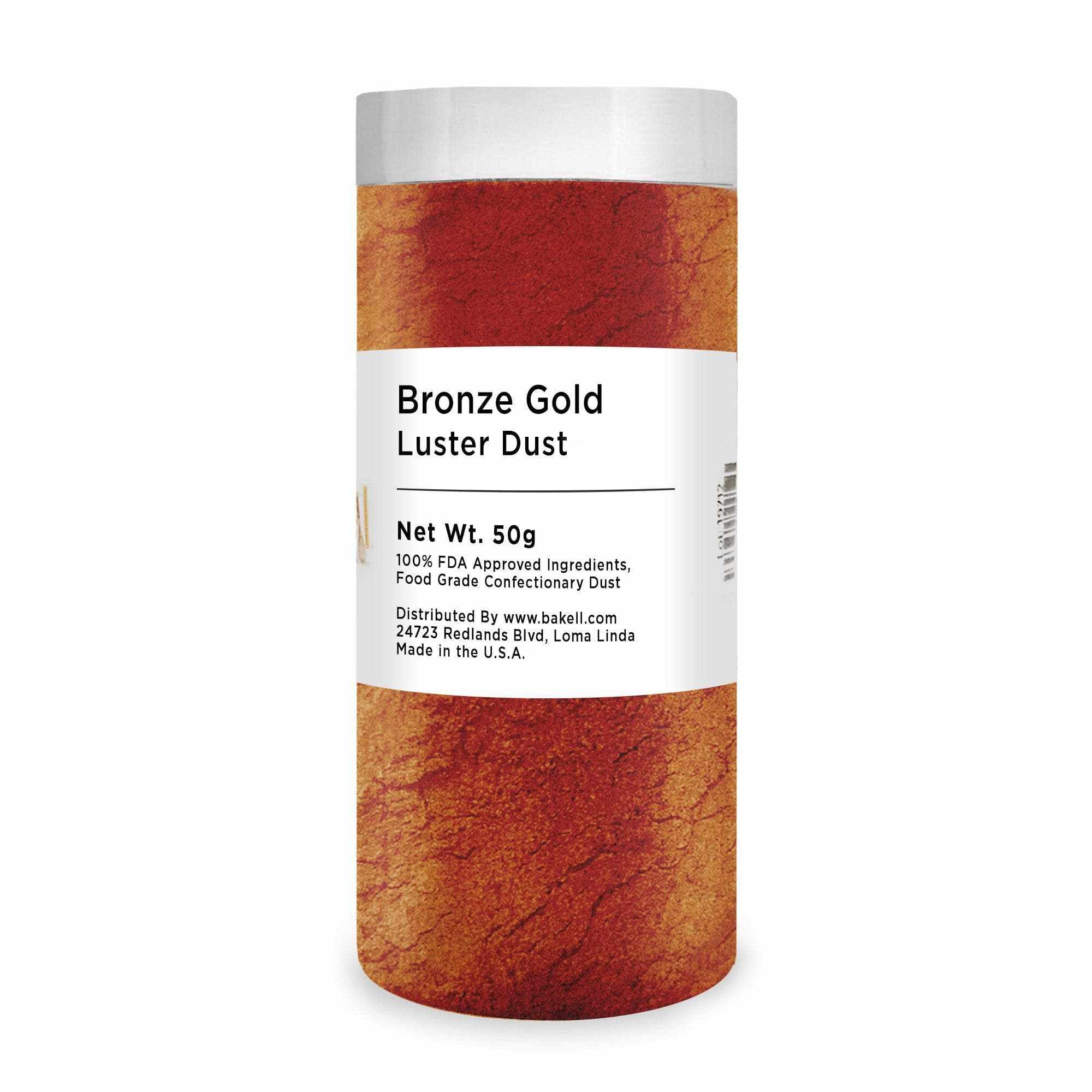 Bronze Edible Luster Dust & Edible Paint | Bakell #1 site for Glitter