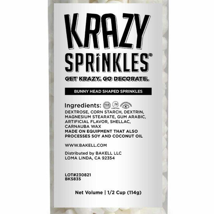 Bunny Head Shaped Sprinkles-Krazy Sprinkles_HalfCup_Google Feed-bakell