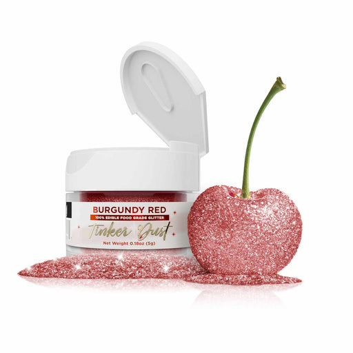 Burgundy Red Edible Glitter | Tinker Dust® 5 Grams-Tinker Dust_5G_Google Feed-bakell