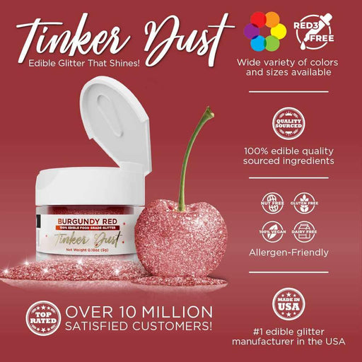 Burgundy Red Tinker Dust® Glitter | Wholesale-Wholesale_Tinker Dust-bakell
