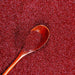Burgundy Red Ultrafine Metallic Craft Glitter Dazzler Dust, premium polyester, with a wooden spoon.