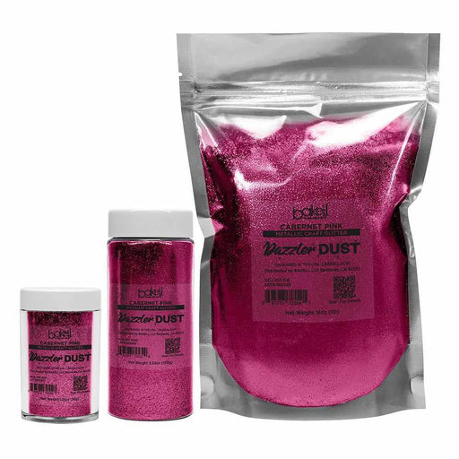 Cabernet Pink Ultrafine Metallic Craft Glitter Dazzler Dust | Premium Polyester Non-Toxic | Bakell-B2C_Dazzler Dust-bakell
