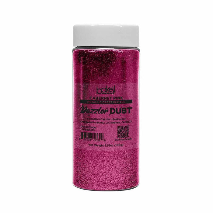 Cabernet Pink Ultrafine Metallic Craft Glitter Dazzler Dust | Premium Polyester Non-Toxic | Bakell-B2C_Dazzler Dust-bakell