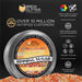 Brew Glitter Candy Corn Rimming Sugar in a 4oz tin, featuring white, yellow, and orange sugar crystals.