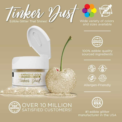 Champagne Gold Tinker Dust® Glitter | Private Label-Private Label_Tinker Dust-bakell