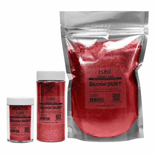 Cherry Red Ultrafine Metallic Craft Glitter Dazzler Dust | Premium Polyester Non-Toxic | Bakell-B2C_Dazzler Dust-bakell