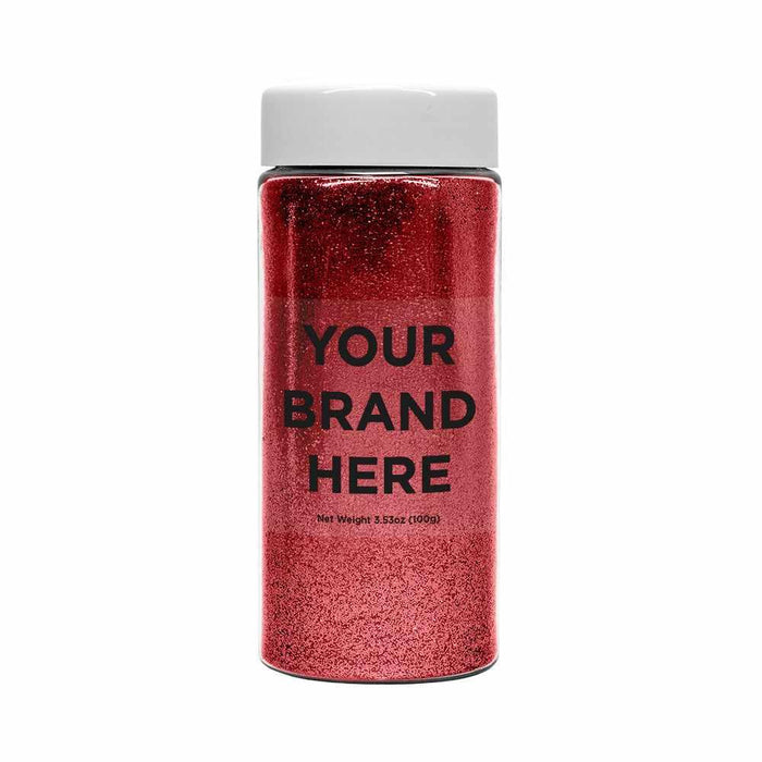 Cherry Red Ultrafine Metallic Craft Glitter Dazzler Dust | Private Label | Premium Polyester Non-Toxic | Bakell-Private Label_Dazzler Dust-bakell