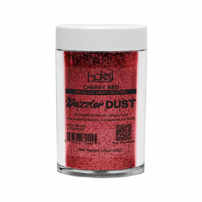 Cherry Red Ultrafine Metallic Craft Glitter Dazzler Dust | Premium Polyester Non-Toxic | Bakell-B2C_Dazzler Dust-bakell