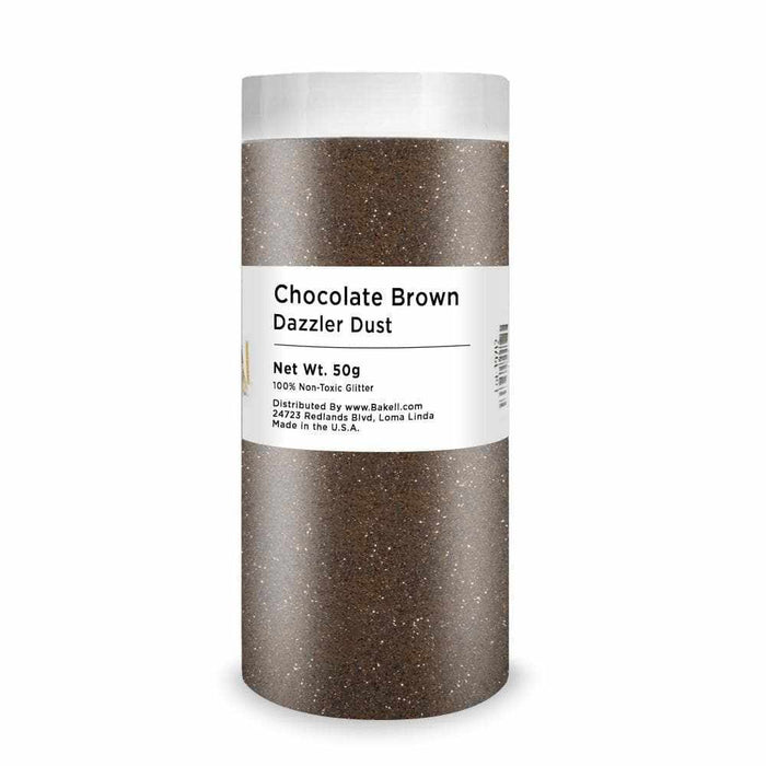 Chocolate Brown Dazzler Dust | Edible Brown Décor Dust | Bakell