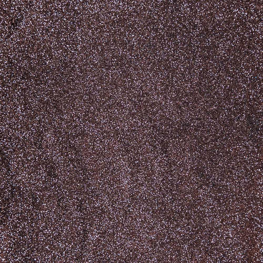 Chocolate brown ultrafine metallic craft glitter with a dazzling, sparkling texture.