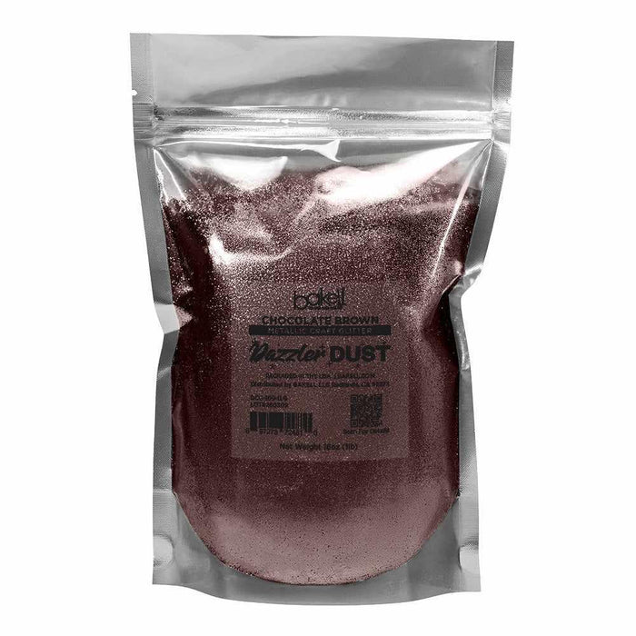 Chocolate Brown Ultrafine Metallic Craft Glitter Dazzler Dust | Premium Polyester Non-Toxic | Bakell-B2C_Dazzler Dust-bakell