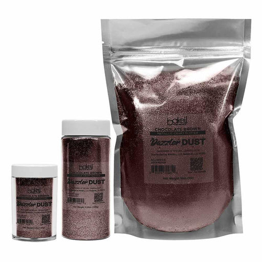 Chocolate Brown Ultrafine Metallic Craft Glitter Dazzler Dust | Premium Polyester Non-Toxic | Bakell-B2C_Dazzler Dust-bakell