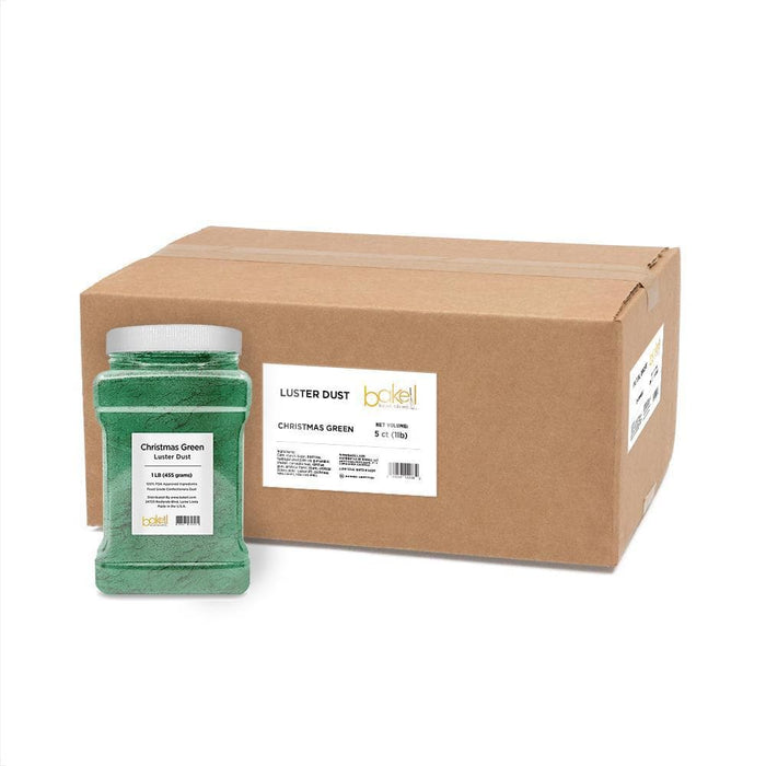 Christmas Green Luster Dust Wholesale | Bakell