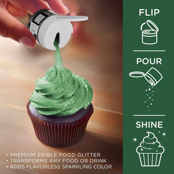 Christmas Green Tinker Dust® Glitter | Bulk Size-Bulk_Tinker Dust-bakell