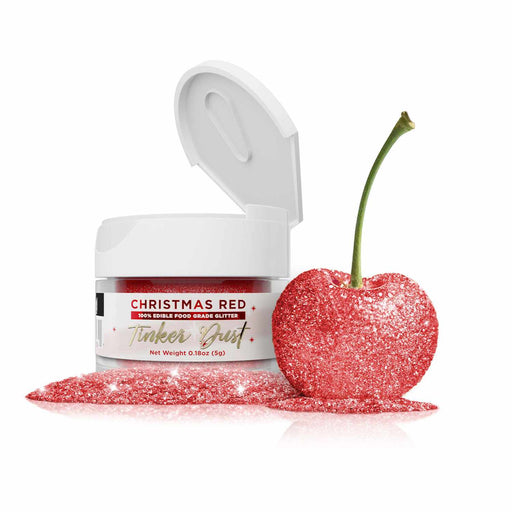 Christmas Red Edible Glitter | Tinker Dust® 5 Grams-Tinker Dust_5G_Google Feed-bakell