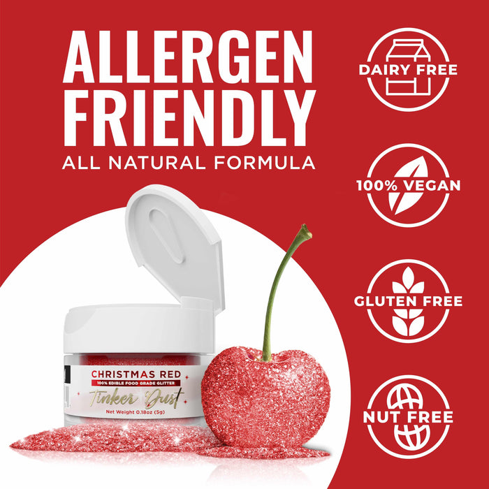 Christmas Red Tinker Dust® Glitter Bulk Size-Bulk_Tinker Dust-bakell