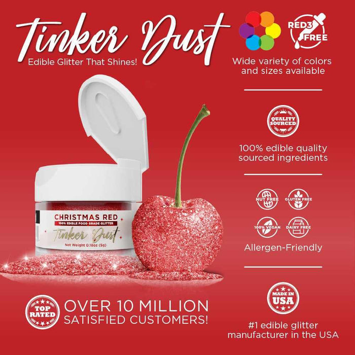 Christmas Red Tinker Dust® Glitter Wholesale-Wholesale_Tinker Dust-bakell