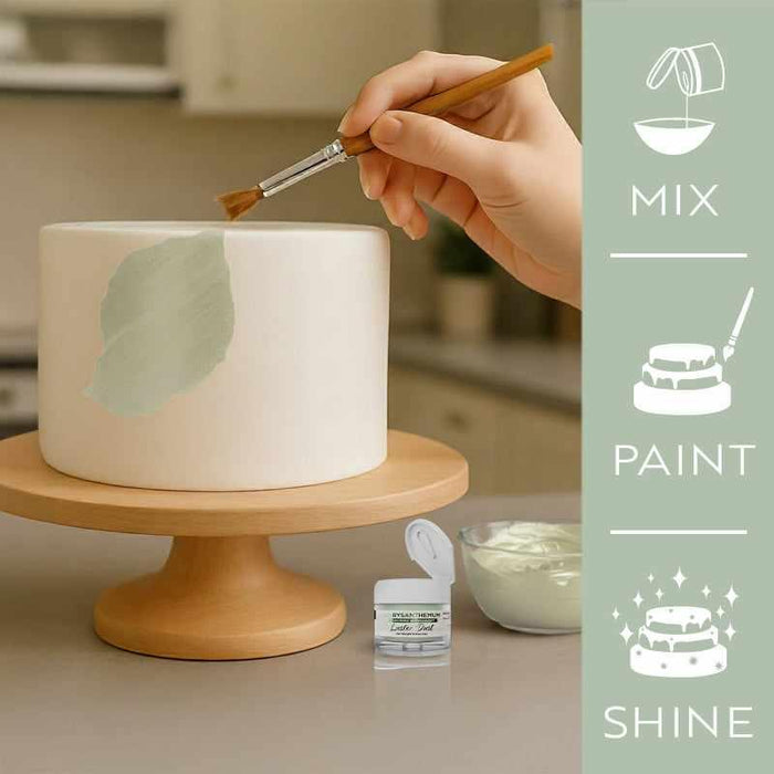 Chrysanthemum Green Luster Dust 4 Gram Jar-Google Feed_Luster Dust-bakell