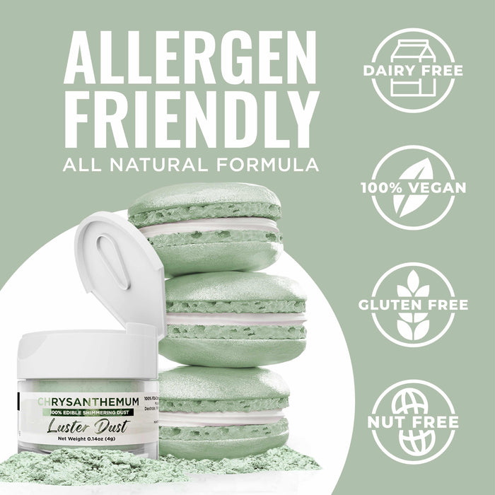 Chrysanthemum Green Luster Dust Private Label-Private Label_Luster Dust-bakell