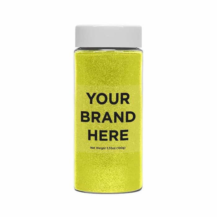 Citrus Yellow Ultrafine UV Reactive Iridescent Craft Glitter Dazzler Dust | Private Label | Premium Polyester Non-Toxic | Bakell-Private Label_Dazzler Dust-bakell