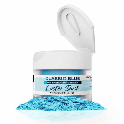 Classic Blue Luster Dust 4 Gram Jar-Luster Dust_4G_Google Feed-bakell