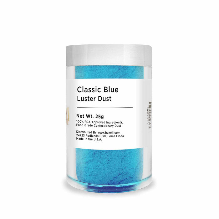 Bakell Classic Blue Edible Pearlized Luster Dust | Bakell.com