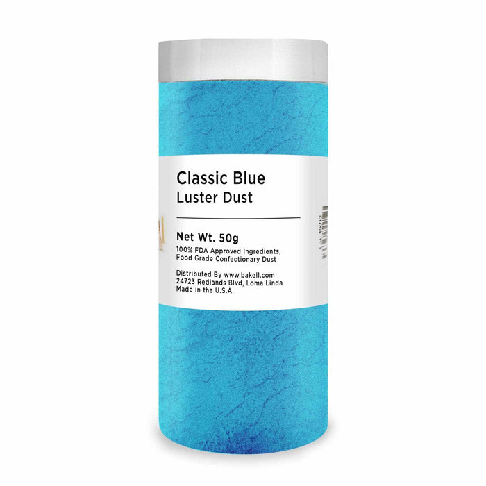 Bakell Classic Blue Edible Pearlized Luster Dust | Bakell.com