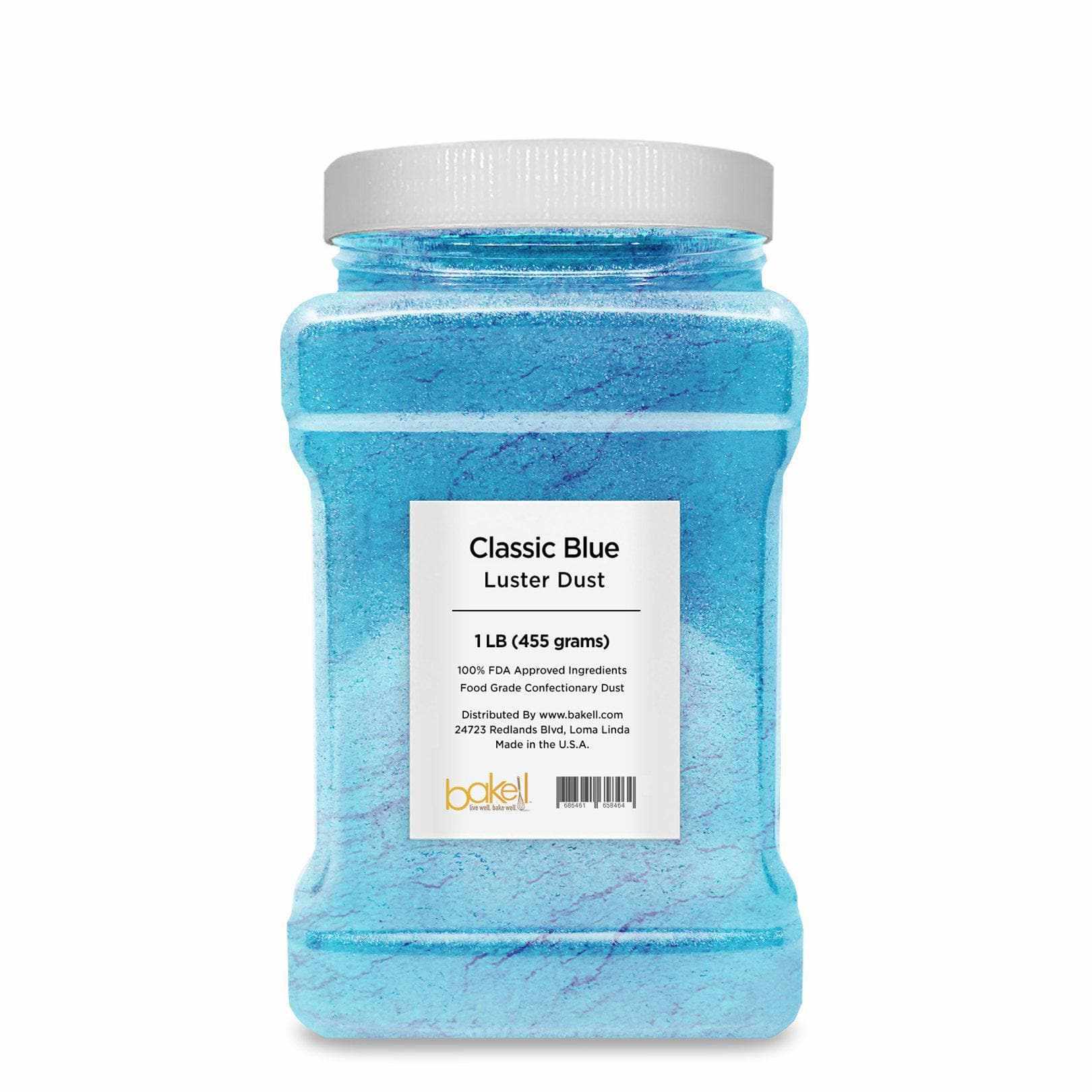 Bakell Classic Blue Edible Pearlized Luster Dust | Bakell.com