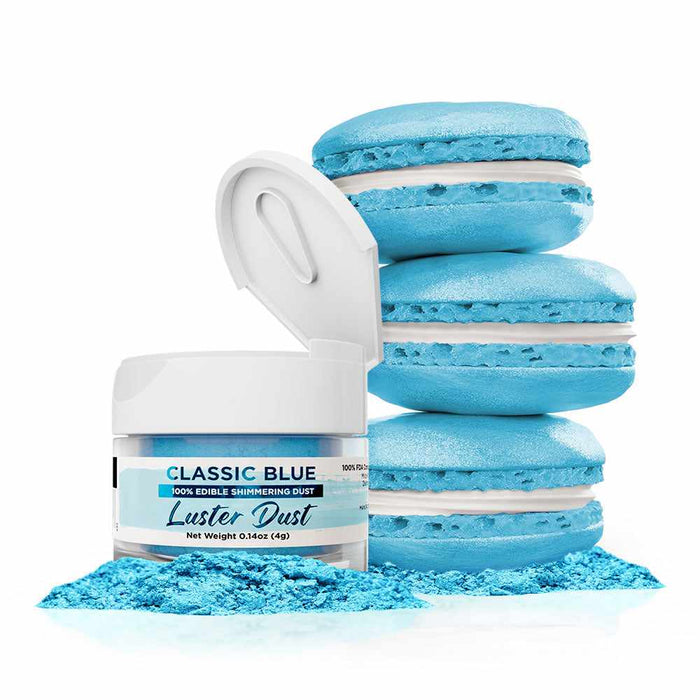 Classic Blue Luster Dust Edible | Bakell-B2C_Luster Dust-bakell