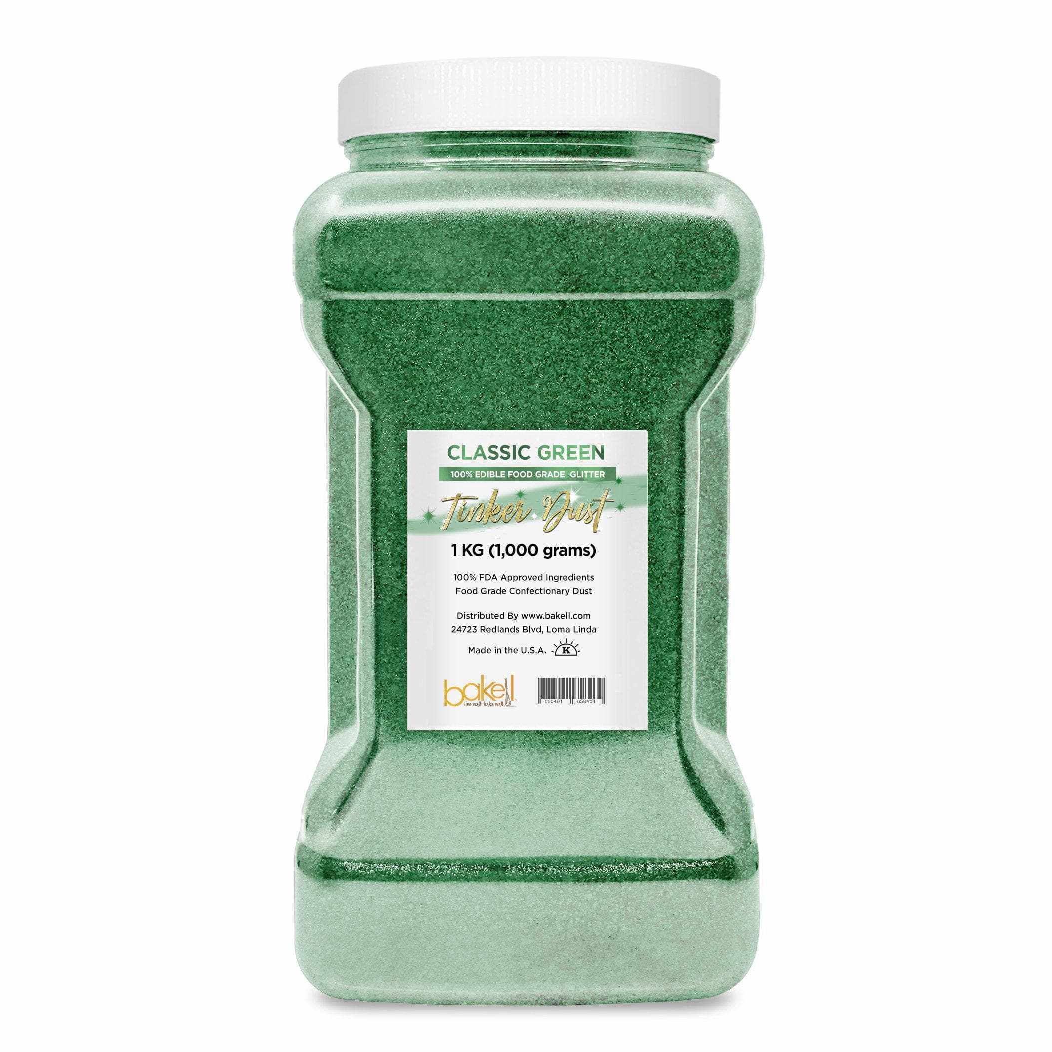 Edible Green Tinker Dust for Cakes & More | Bakell