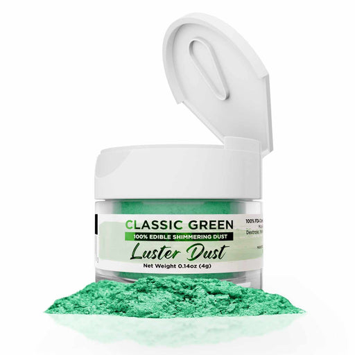 Classic Green Luster Dust Edible | Bakell-Luster Dusts-bakell