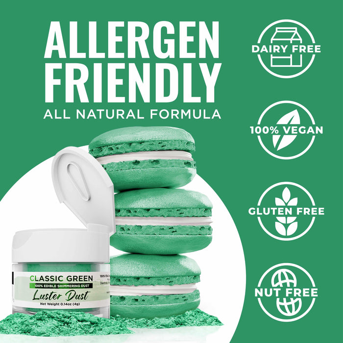 Classic Green Luster Dust Wholesale-Wholesale_Luster Dust-bakell