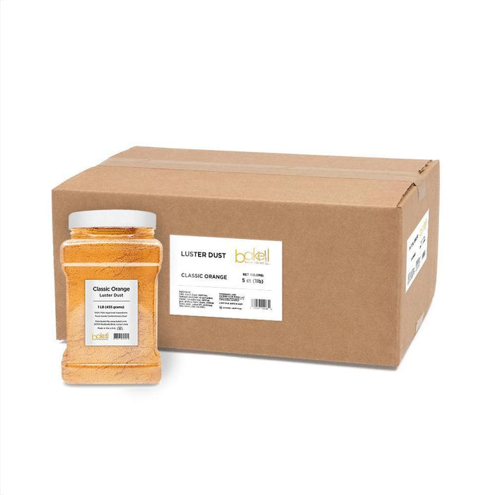 Classic Orange Luster Dust Wholesale | Bakell