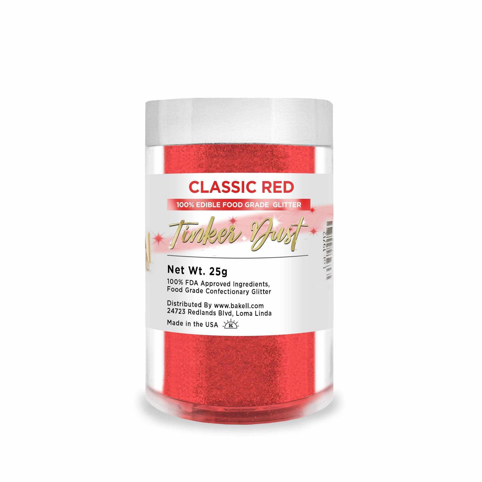 Classic Red Edible Tinker Dust | #1 Site for Edible Glitters & Dusts