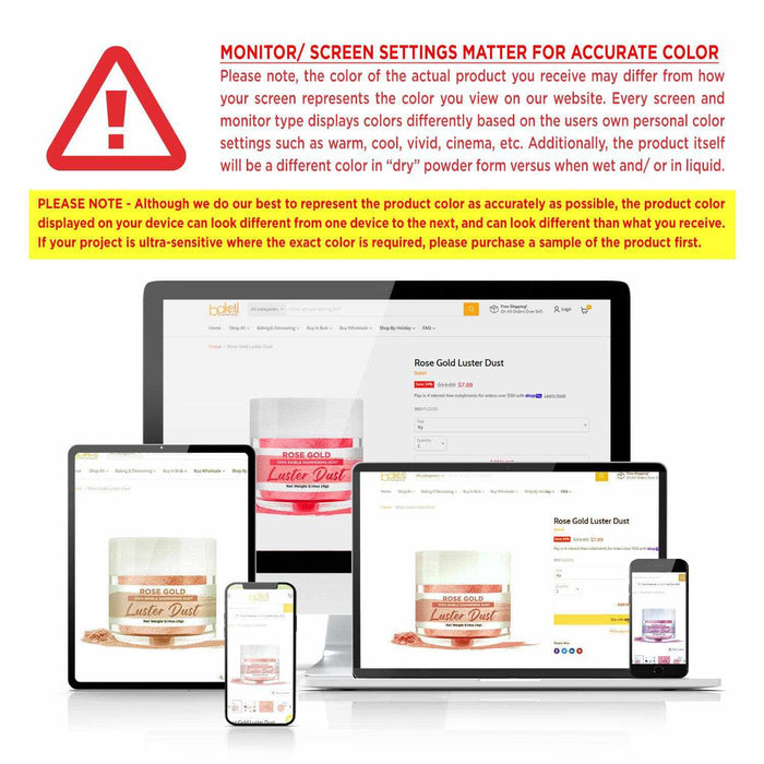 Classic Red Edible Luster Dust & Paint | Bakell