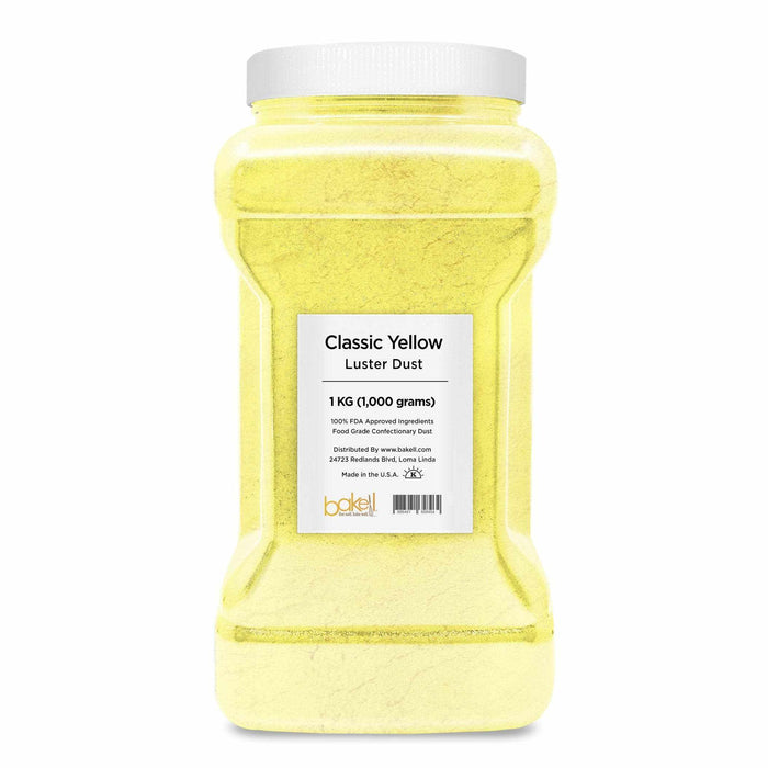 Classic Yellow Edible Pearlized Luster Dust | Bakell