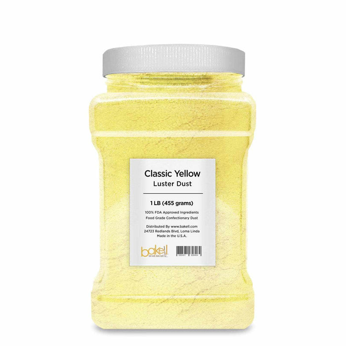 Classic Yellow Edible Pearlized Luster Dust | Bakell