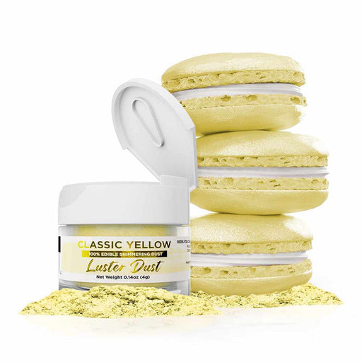 Classic Yellow Luster Dust Edible | Bakell-B2C_Luster Dust-bakell